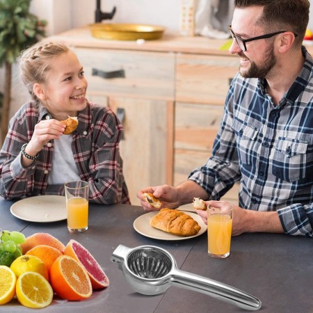 Lemon Squeezer Super High Quality Stainless Steel 304 Hand Press Juicer Manual Citrus for Juicing Lemon ＆ Limes, Vegetables